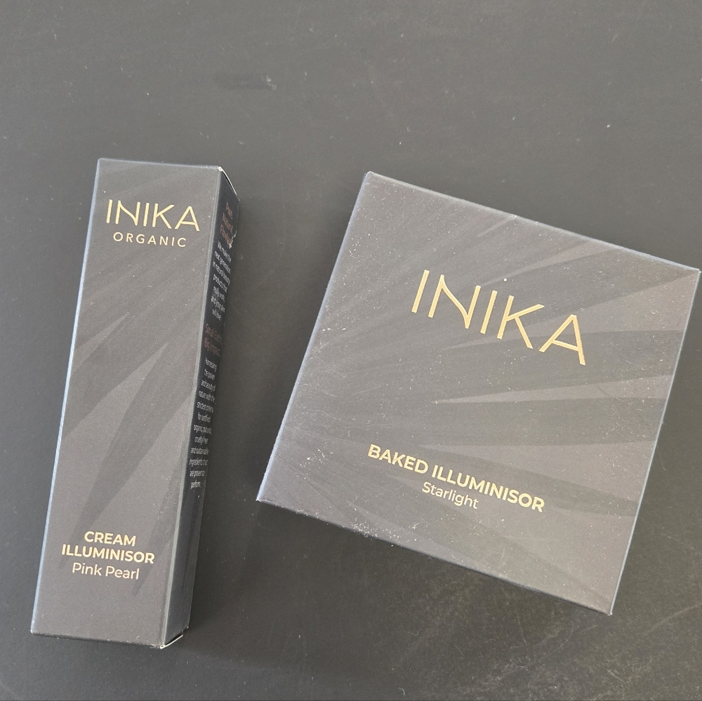 NIB Inika Organic Baked Illuminisor and Cream Illuminisor New